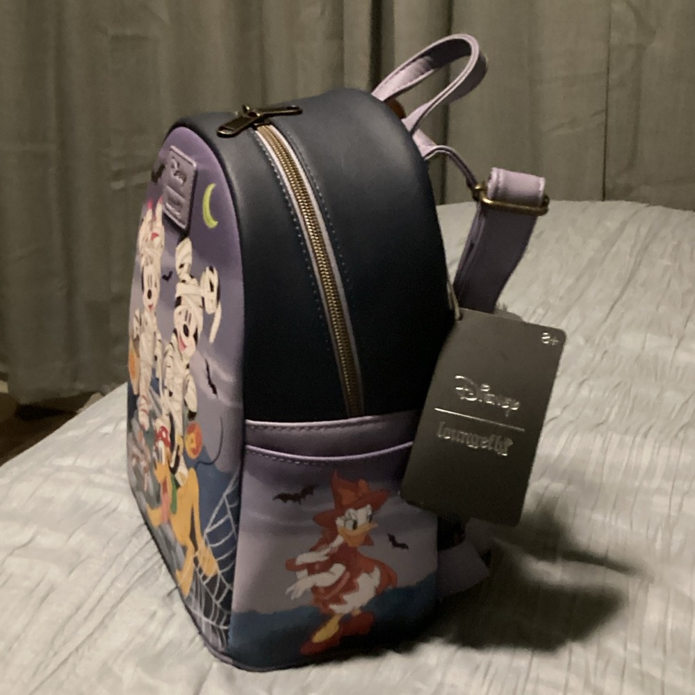 Disney Halloween Backpack - Purple and Black - Picture 2 of 4